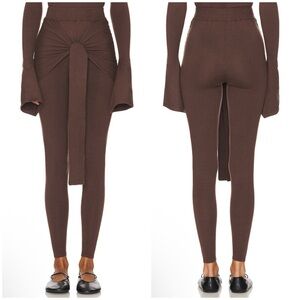 FLAW Nubyen Romy Knit Pants in Chocolate Size M